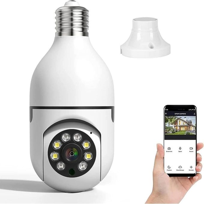 addigoes WiFi Light Bulb Security Camera