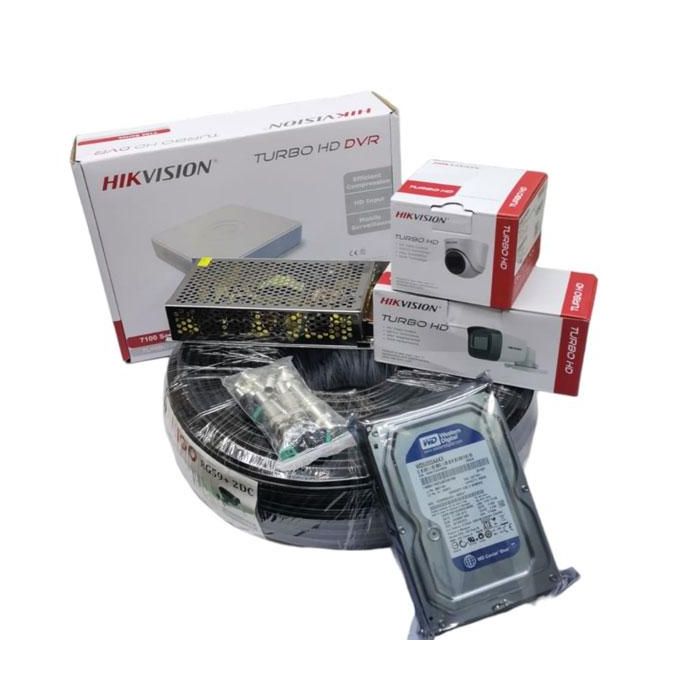 Hikvision 2-Camera CCTV Complete System Kit