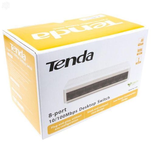 Tenda 8-Port 10/100Mbps Desktop Ethernet Switch