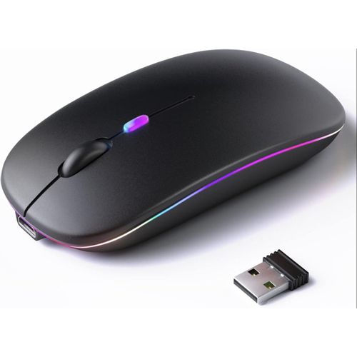 Wireless Bluetooth + 2.4G Dual-Mode Rechargeable Optical Mouse