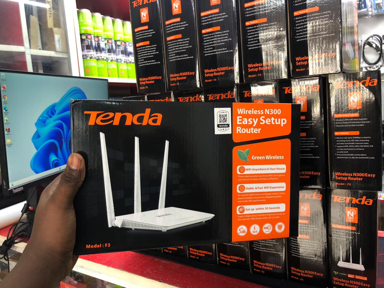 Tenda F3 N300 Wireless WiFi Router